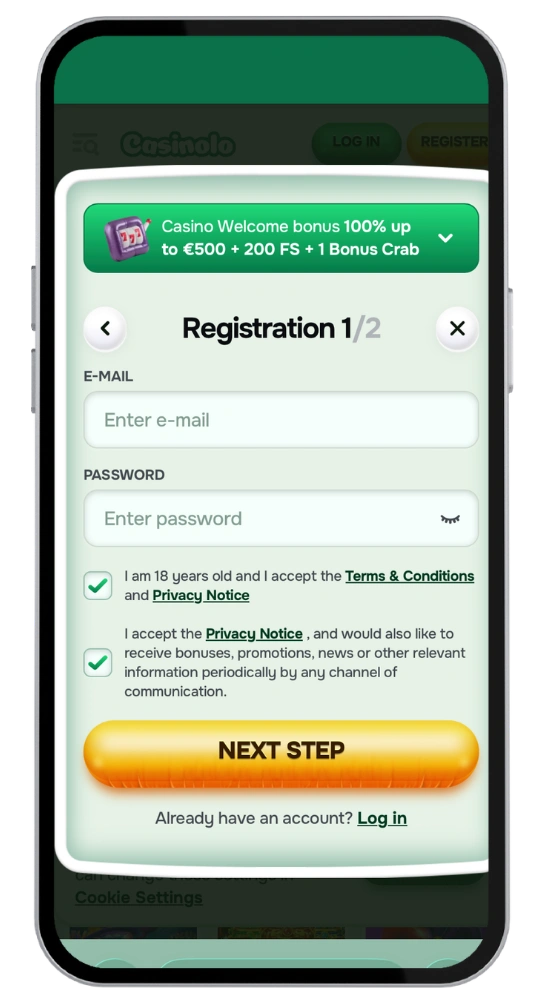 Casinolo Kasino logg inn